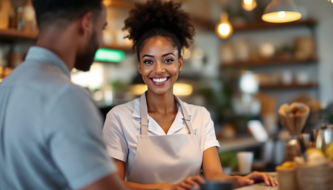 A business owner treating a team member with care, living out marketplace ministry