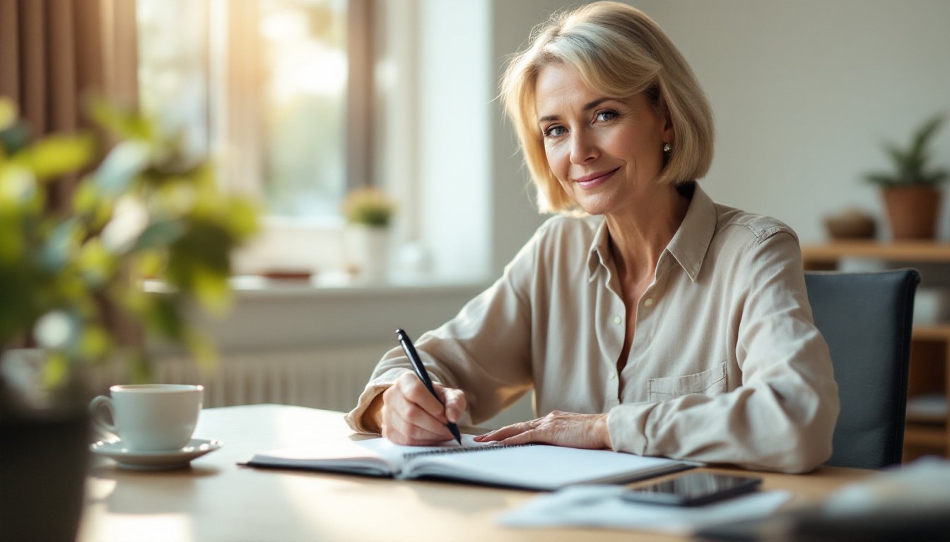A business owner tracking leads in a simple system for how to follow up with leads without being pushy
