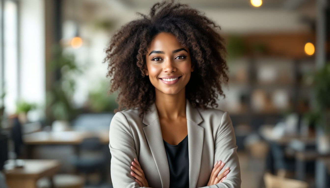 A purpose-driven small business owner standing with quiet confidence, the clarity that comes from learning how to write a mission statement