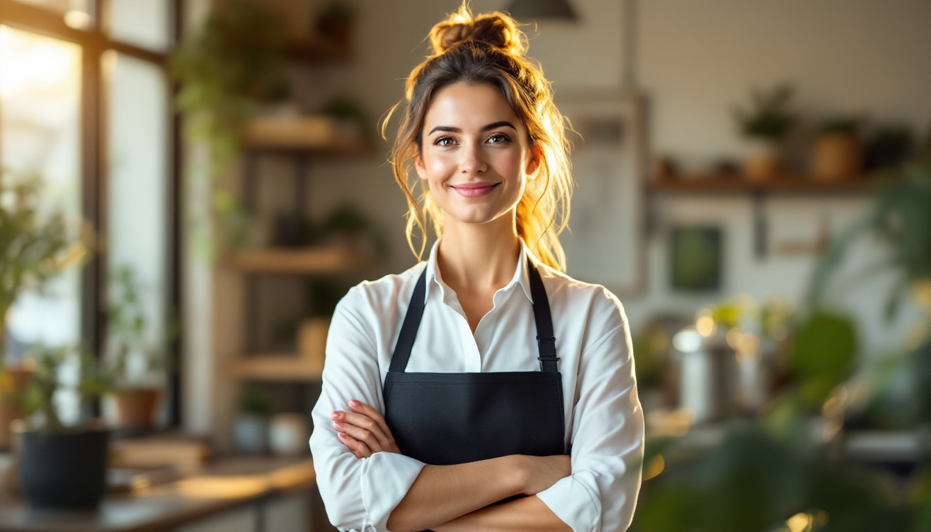A confident small business owner weighing the returns and asking, is a business coach worth it