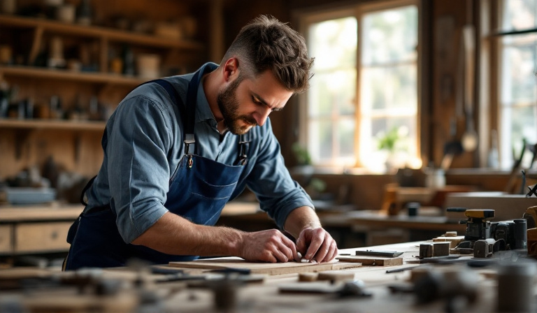 A skilled Australian tradesperson doing precise, high-quality work, the value behind a fair small business pricing strategy in Australia