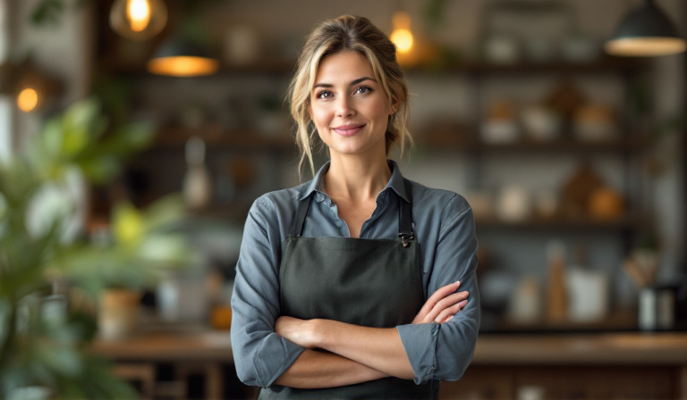 A confident owner in her well-run premises, the kind of business that earns a stronger small business valuation Australia buyers pay more for